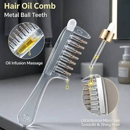 2-in-1 Scalp Massage Oil Comb