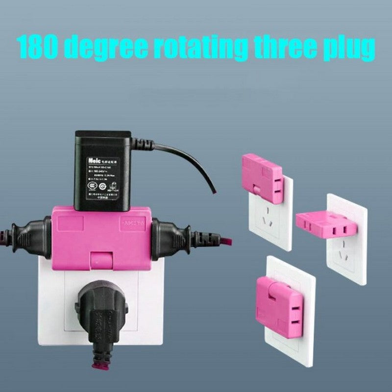 3-in-1 Rotating Socket Converter