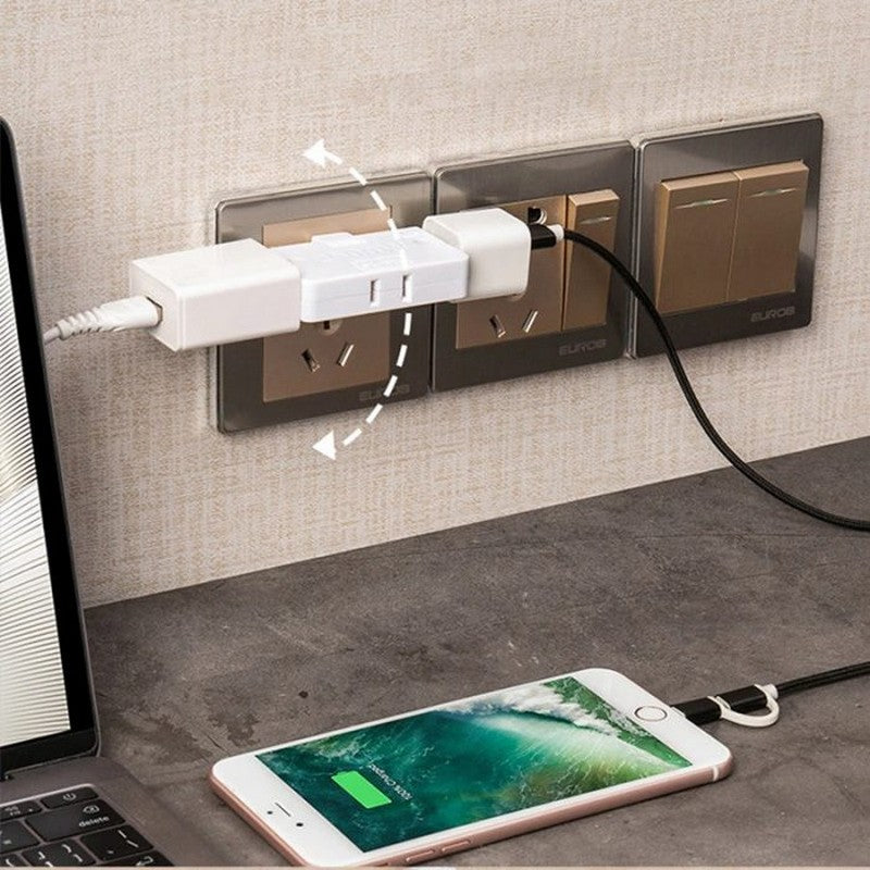 3-in-1 Rotating Socket Converter