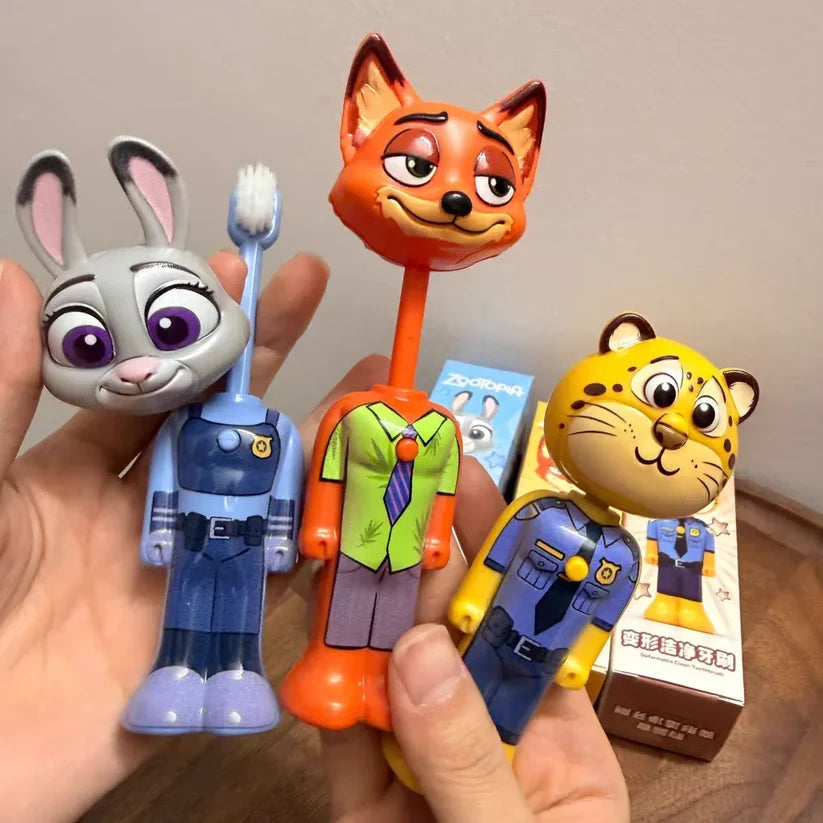 Animal Kids Toothbrush Set
