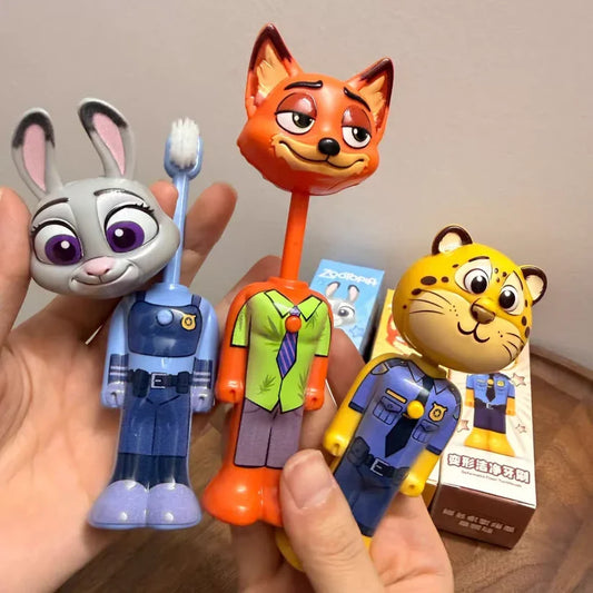 Animal Kids Toothbrush Set