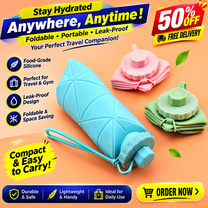 600ml Foldable Water Bottle