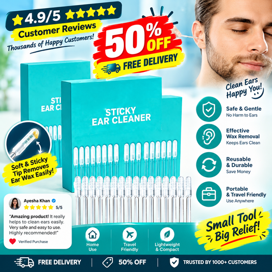 Earwax Cleaning Sticks – 24 Pack