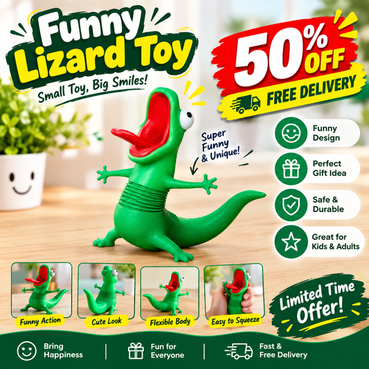 3D Lizard Bobblehead Car Pendant