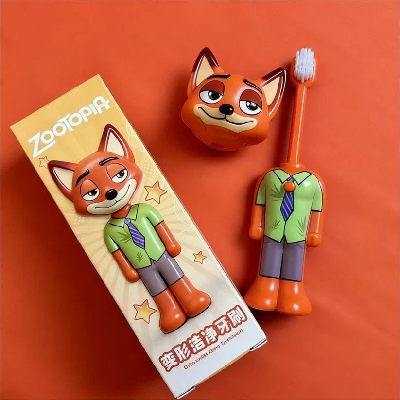Animal Kids Toothbrush Set