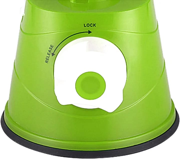 Manual Handle Hand Crank Vegetable Cutter & Cheese Grater | Rotary Slicer with 3 stainless Steel Blades
