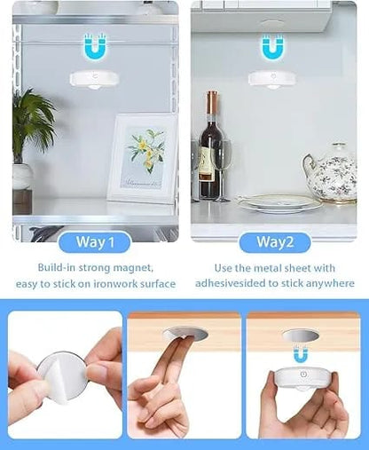 Wireless LED Puck Lights + Remote