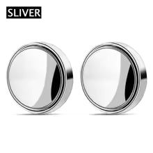 360 Degree Adjustable Blind Spot Mirror Car Auxiliary Rearview Convex Mirror Round Frame Wide Angle Mirrors for Car Reverse