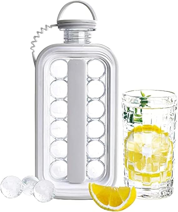 Ice Cube balls maker Portable Ice Ball Maker Kettle 2-in-1 Portable Ice Ball Maker Kettle