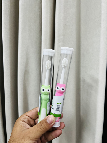 Kids Toothbrush with Travel Case