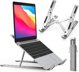 Aluminium Laptop Stand + Free Pouch