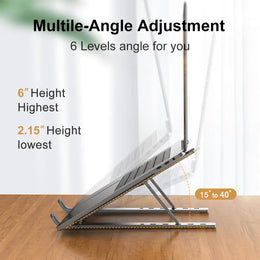Aluminium Laptop Stand + Free Pouch
