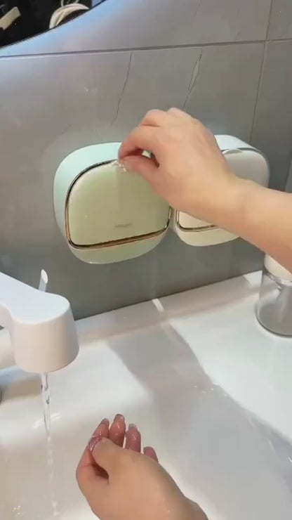 Wall-Mounted Draining Soap Dish