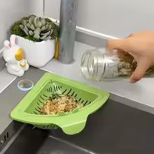 New magnetic suction wall-mounted drip basket,a kitchen storage rack for cleaning food residues and leftovers,sink filter basket
