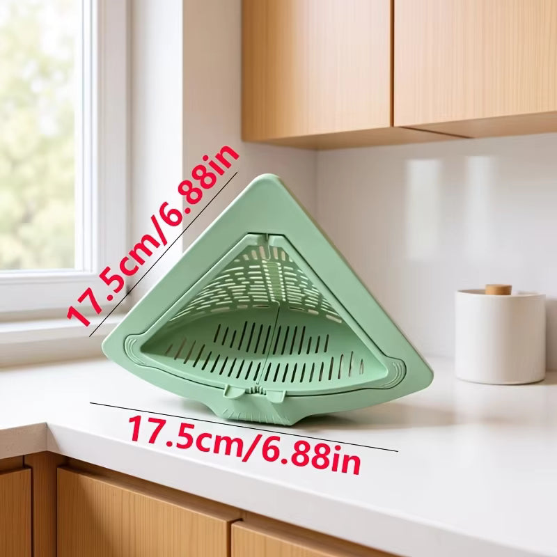 New magnetic suction wall-mounted drip basket,a kitchen storage rack for cleaning food residues and leftovers,sink filter basket